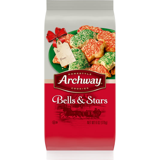 Bring the holiday tradition of festive Bells and Stars cookies to your home this season. From the moment you open a package of Archway cookies comes the uncommon yet familiar rush of aroma; inspiring our most special holiday memories. That is the joyful goodness of Archway. Since 1936, Archway Cookies have been winning the hearts of cookies lovers. Known for our homestyle goodness, we strive to deliver high quality, highly enjoyable cookies with the ability to bring on nostalgic memories to you every single