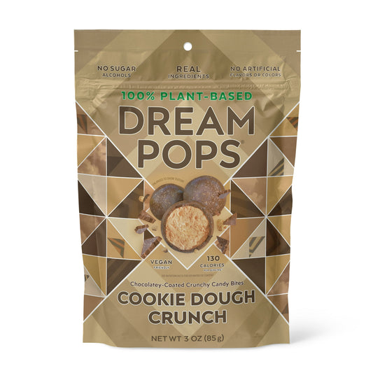 Here at Dream Pops we never stop dreaming. What started as a goal to reimagine frozen desserts has quickly evolved with our ever-growing ambitions. With our new line of Dream Pops Chocolate Snacks, we’re on a quest to fill not only the freezers but also the pantries of health-conscious consumers around the world. Our plant-based chocolate coated bites have a crispy and crunchy cookie crisp center and are perfect for a quick and healthy snack. These Dream Pops chocolate snacks taste like a candy milkshake, b