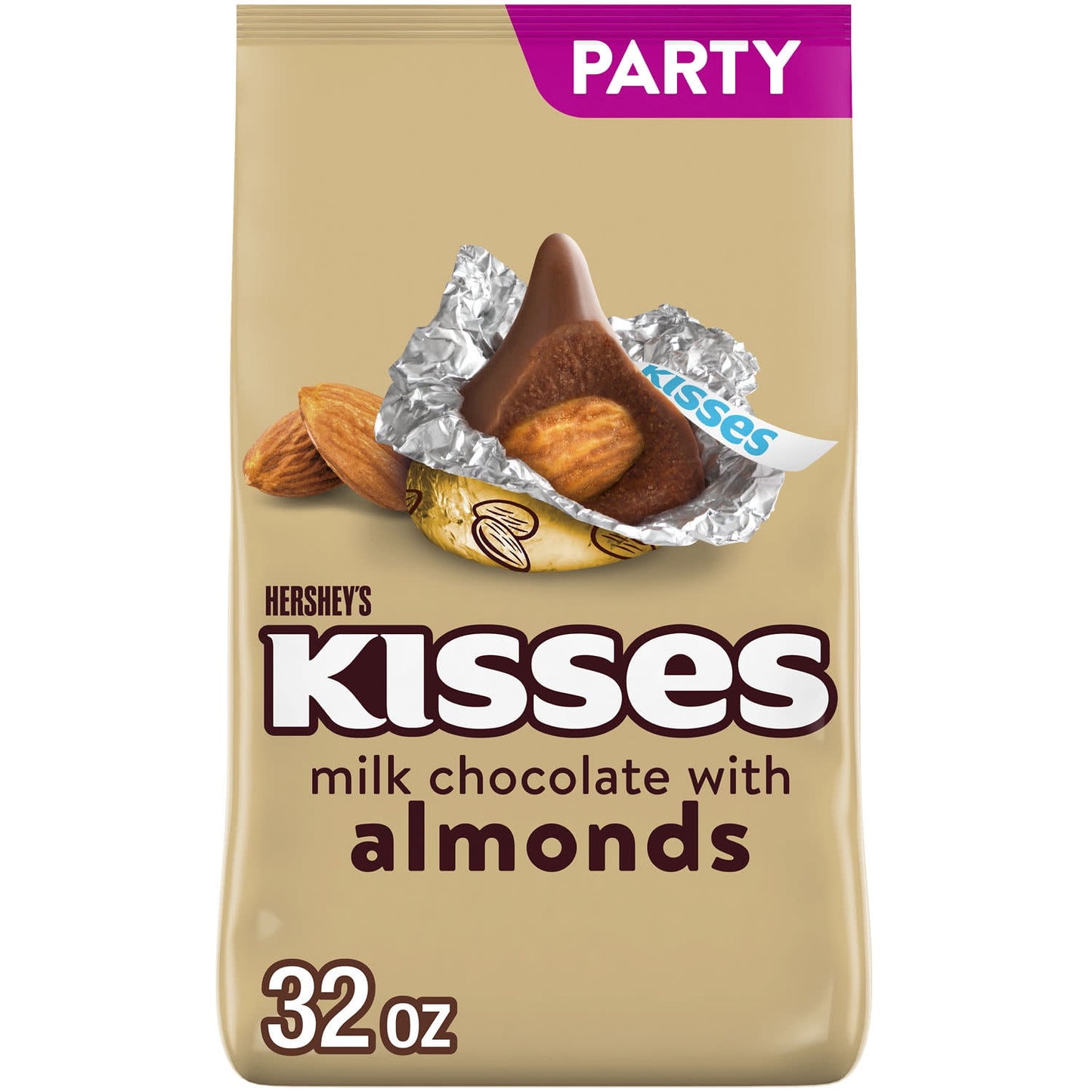 Need to make sure the whole family is happy with the snack selection? Looking to give your employees a midday treat they actually enjoy? Whatever the case, HERSHEY'S KISSES candies have you covered. These milk chocolate and almond morsels make the perfect creamy treat throughout the day. Try some in a new dessert recipe or on top of your favorite cookie and cake treats for an extra bite of bliss your loved ones won't want to miss.