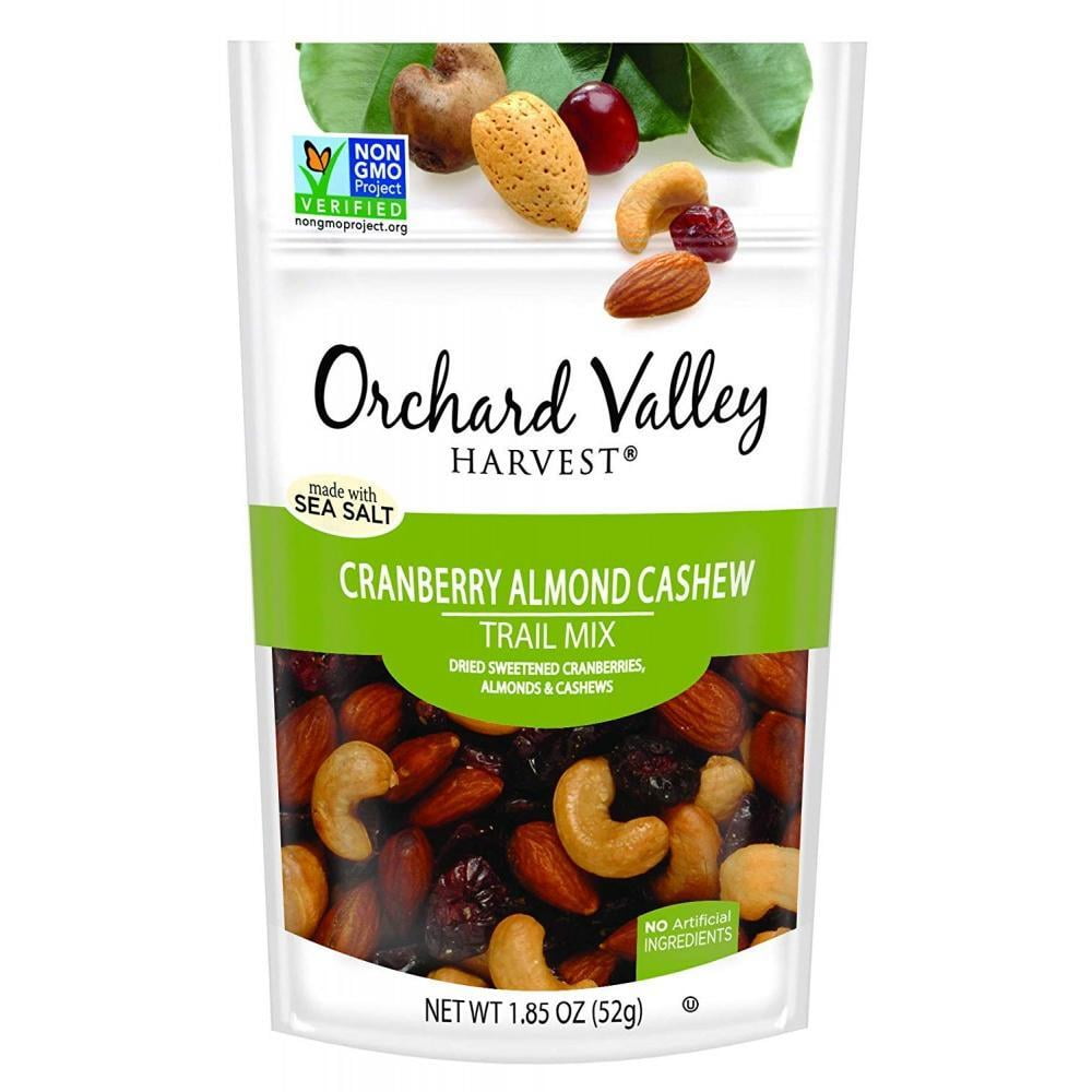 Orchard Valley Harvest Cranberry almond cashew trail mix, 14 x 1.85 oz.