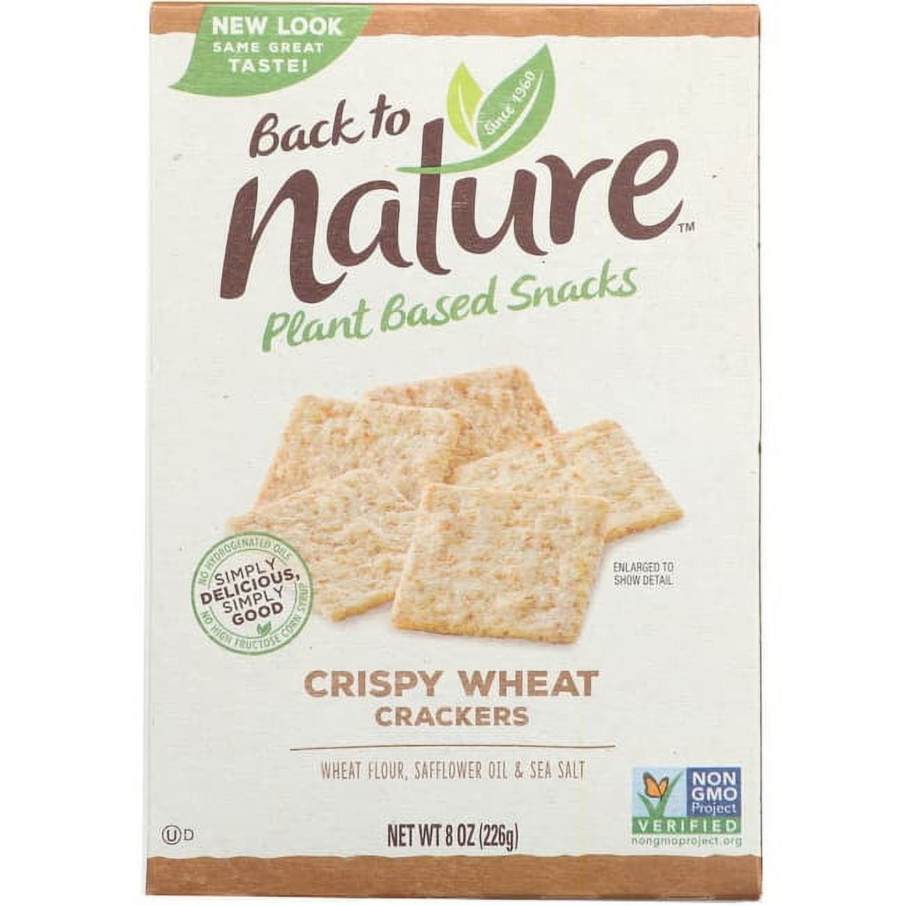 It's all good in here. So much good stuff, you can see it. Since 1960, Back to Nature® has been creating great tasting food inspired by nature and enjoyed by the whole family. Our line of plant based snacks feature high quality ingredients like seeds, nuts, whole grains and wheat or gluten free flour as the base of our delicious products. We carefully select each ingredient and never use high fructose corn syrup or hydrogenated oils. Other than real honey, in our plant based snacks we avoid any ingredient s