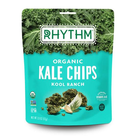 Treat yourself to a crispy chip packed with the nutritional power of kale. Our kale chips are made by tossing fresh, organic kale with one of our hand-crafted dressings, which we create from a perfect blend of organic seeds, vegetable powders, juices, herbs and spices. Our kale chips are never fried — instead, they are gently dehydrated under low heat. Some folks use the term ‘superfood’ as a buzzword, but to us it means nutrient dense ingredients that are naturally bursting with stuff like vitamins, minera