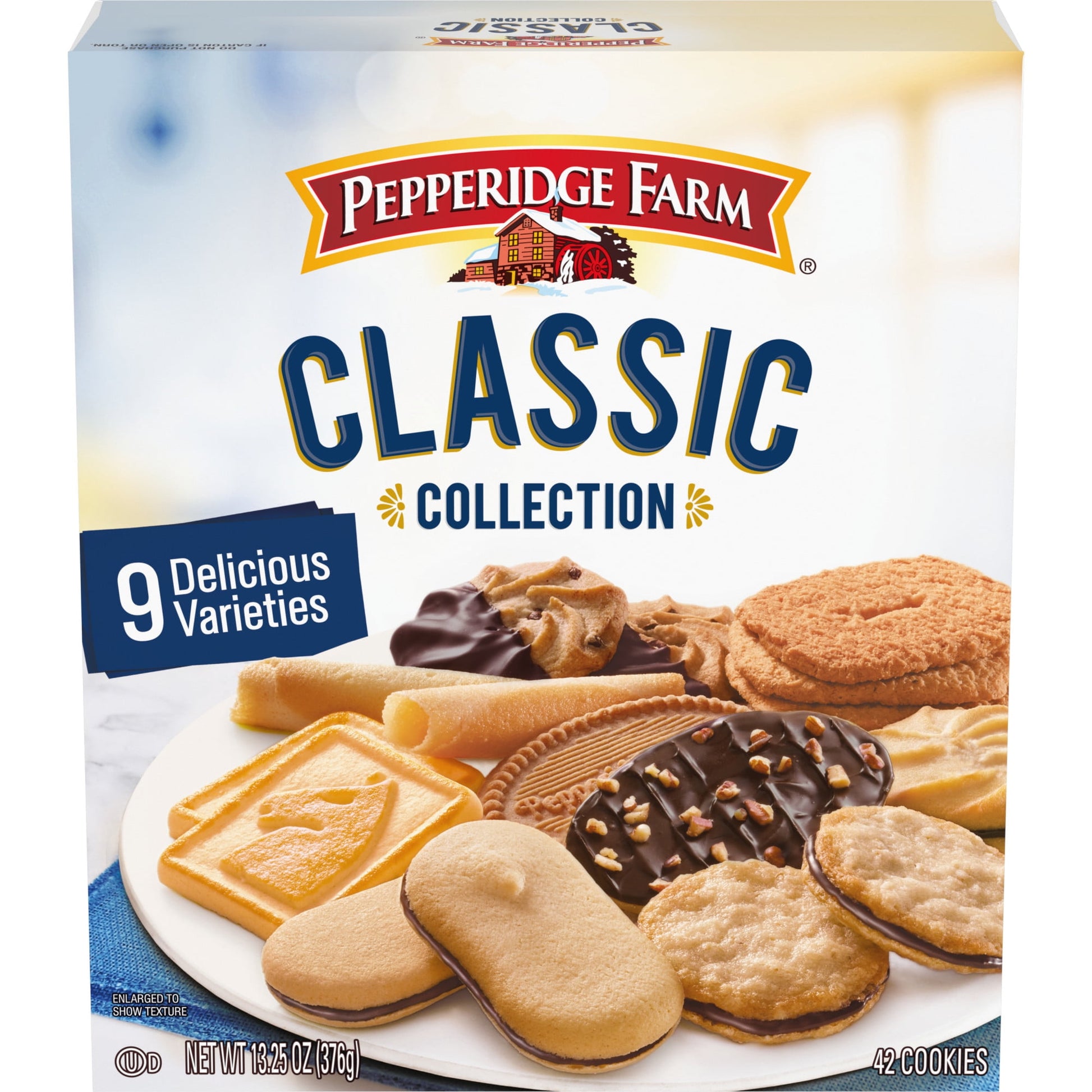 Every gathering needs a delicious center of attention! That’s where our Pepperidge Farm Classic Cookie Collection comes in. Whether it’s coffee for two or a party of ten, our hand-picked cookie favorites ensure you have every cookie craving covered. Bite into golden Milano with rich chocolate, the swirls and chocolate of Lido, crispy Bordeaux, chocolate-dipped Lisbon, Geneva with rich chocolate and crunchy pecans, delicate Orleans, buttery Chessmen, or crispy Pirouette curl. These Pepperidge Farm cookies ar