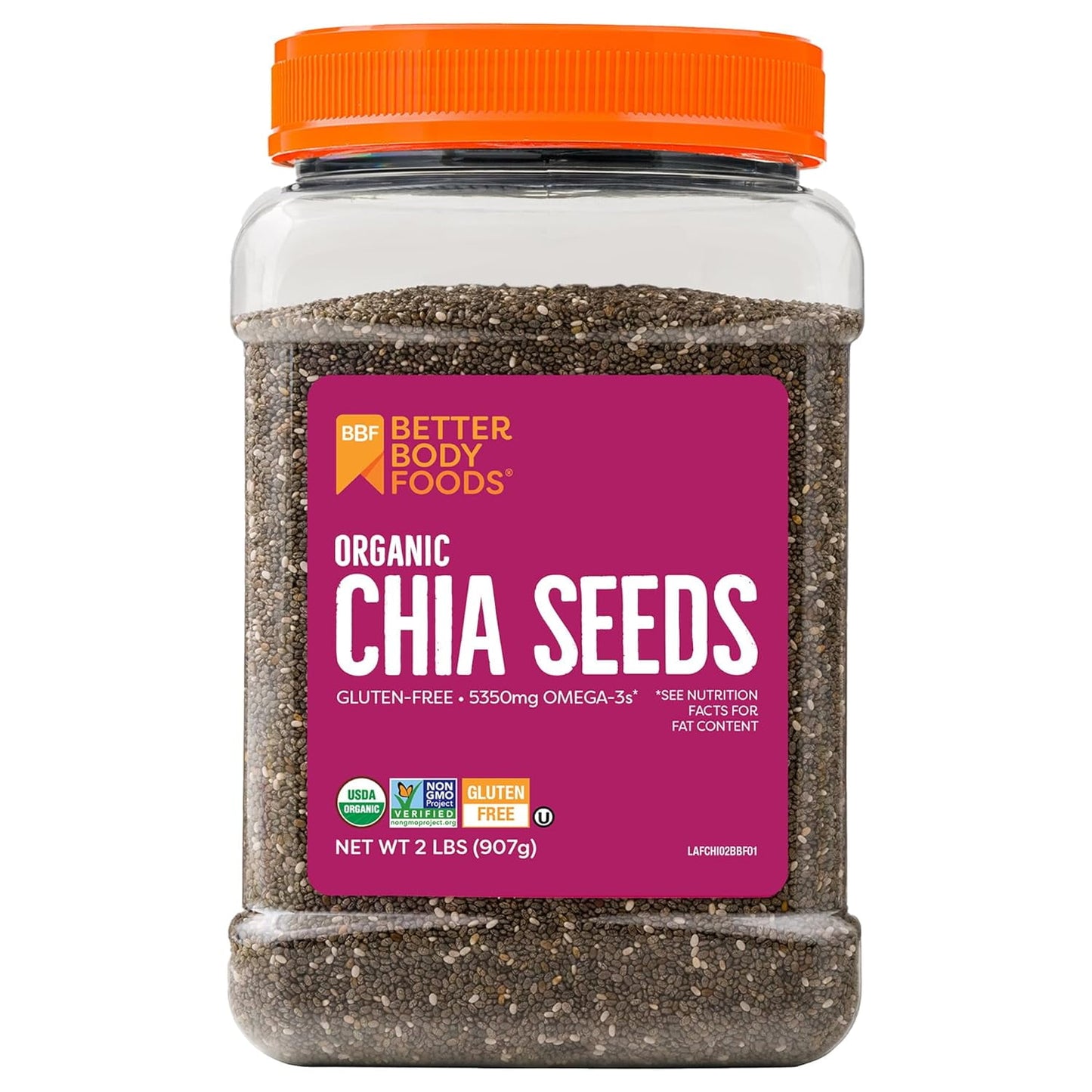 Finding foods with lots of nutrients can be helpful for people who are trying to change their diet and live a better life. The word “chia” comes from the ancient Mayan word for strength. Why would the Mayans use such a powerful word for such a small seed? Well, chia seeds organic are loaded with nutrients such as fiber and omega-3 fatty acids. Our Organic Chia Seeds are nutrient powerhouses which is why they deserve to be associated with strength. They contain 37% of the daily recommended value of fiber to 