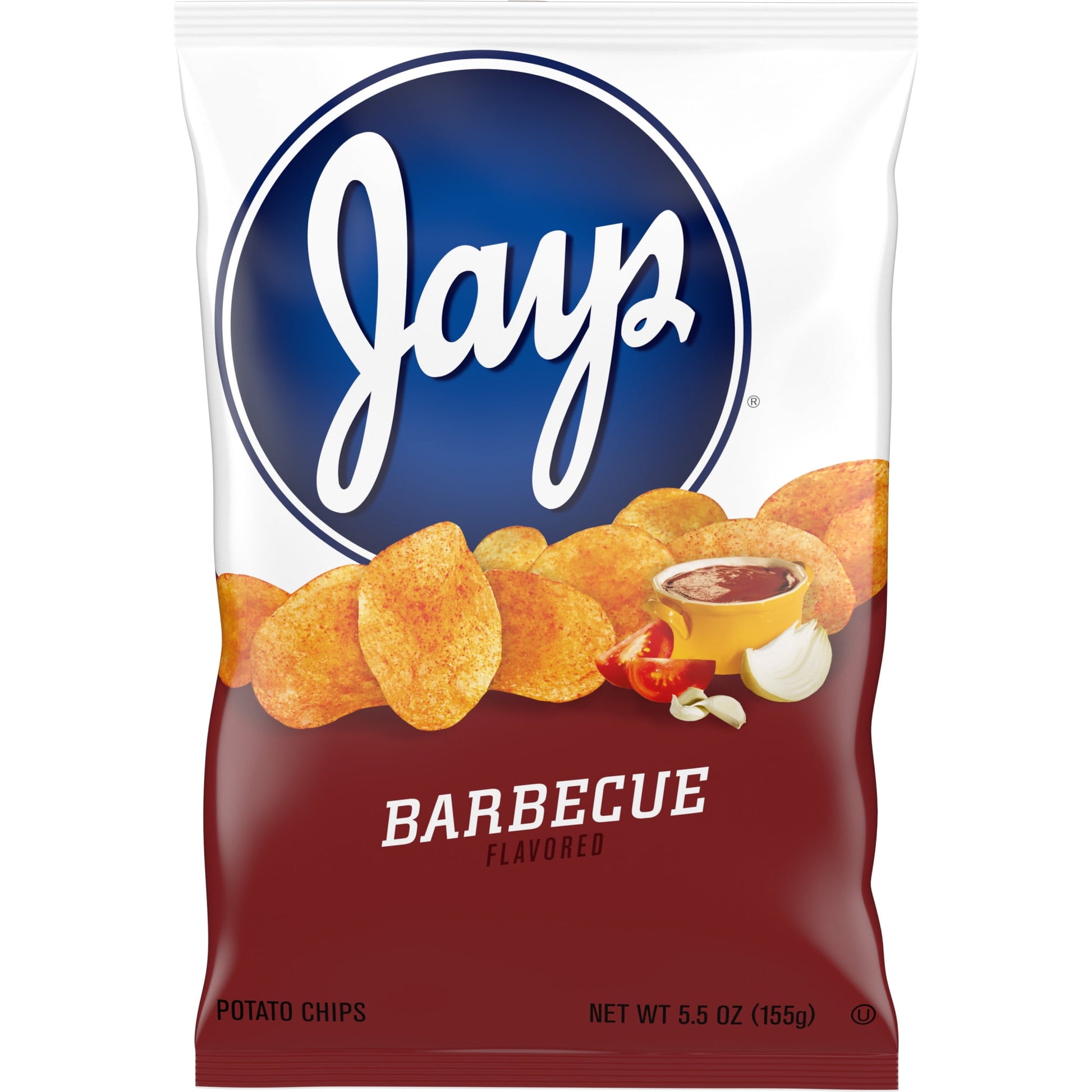 Whether you need a quick bite to get you through your day or you want to add a delicious crunch to your next party, enjoy the bold taste of Jays Barbecue Flavored Potato Chips. This bag of BBQ chips makes an easy choice for everyone's salty cravings. Since 1927, Jays products have been a Chicago hometown favorite. Don't be surprised if you CAN'T STOP EATING 'EM! Shelf-stable product.