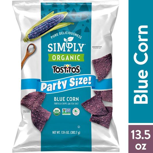 Simply put: our Simply snacks are the ones you feel good about sharing with the people you love the most! The purely delicious flavors of brands that you love like Doritos, Cheetos, Tostitos & Ruffles without artificial colors and flavors. Tostitos tortilla chips and dips are the life of the party. Whether you're watching the game with friends or throwing a giant backyard barbecue, Tostitos has the must-have chips and dips to pump up the fun. Shelf-stable.