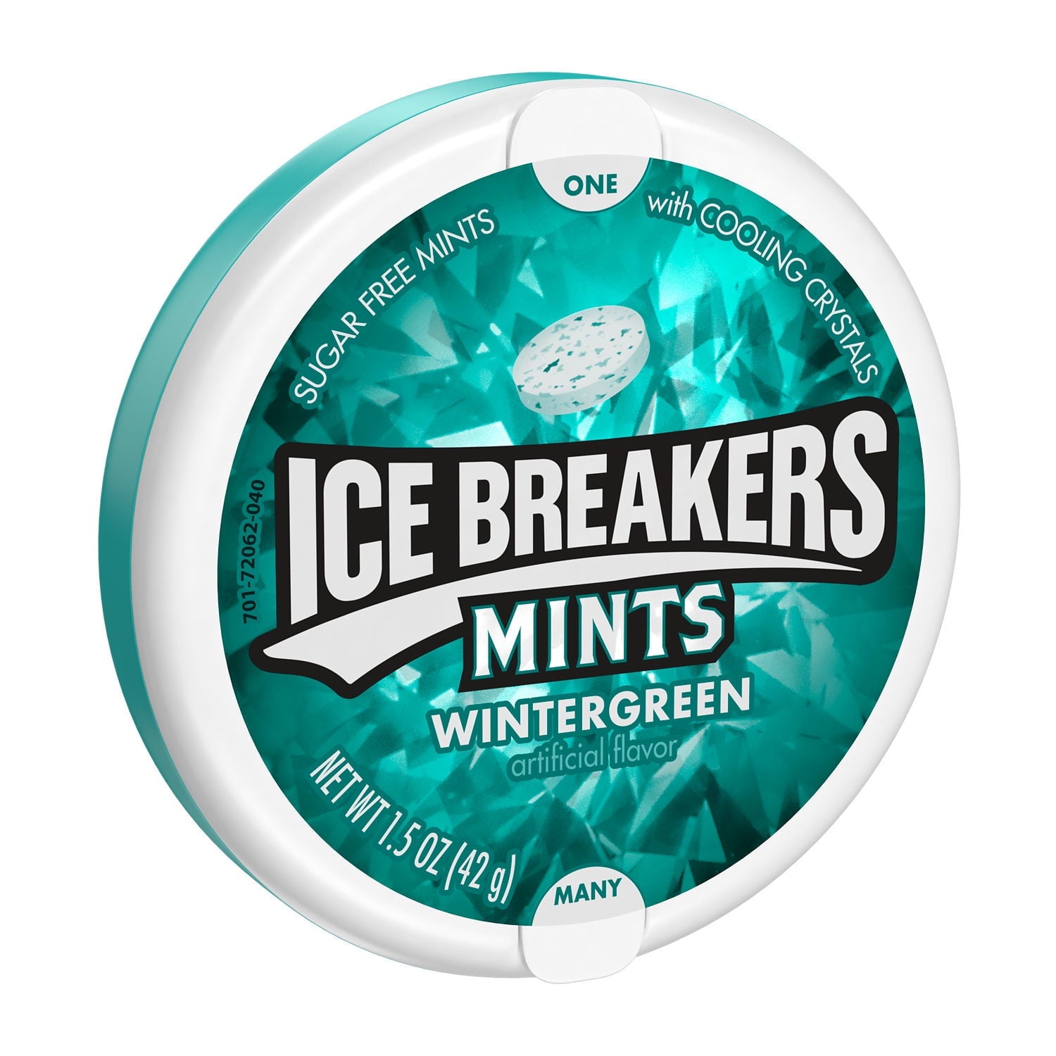 Stop bad breath in its tracks with ICE BREAKERS wintergreen flavored mints. Have a one-on-one meeting with your boss? No worries, just pop a mint in your mouth! Going on a first date? Enjoy a mint before meeting that special someone and watch your confidence skyrocket. This minty treat will keep your breath fresh and your mouth refreshed throughout the day. These sugar free breath mints are packed with cooling crystals and placed in a convenient tin, so you can keep your taste buds busy, no matter where the