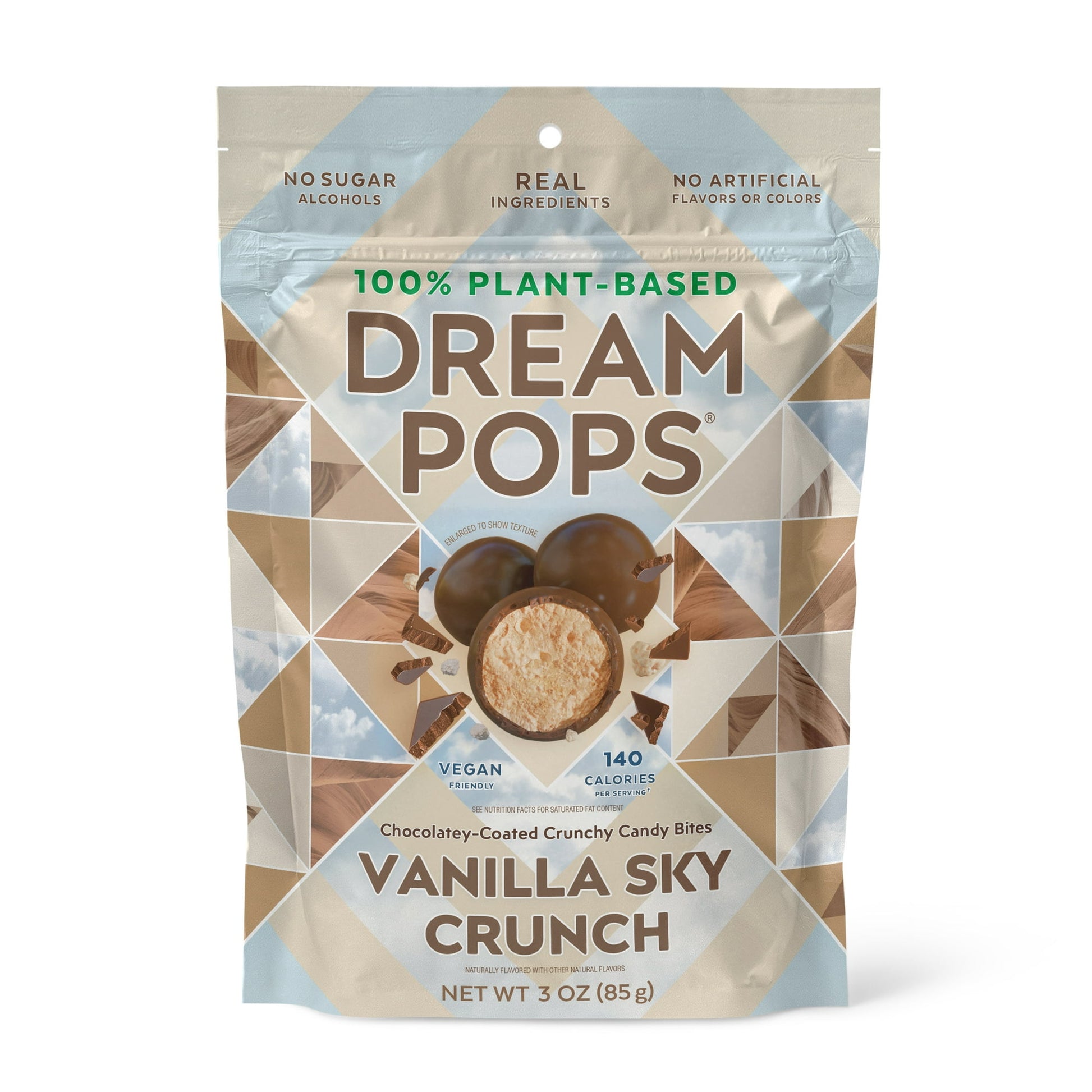 Here at Dream Pops we never stop dreaming. What started as a goal to reimagine frozen desserts has quickly evolved with our ever-growing ambitions. With our new line of Dream Pops Chocolate Snacks, we’re on a quest to fill not only the freezers but also the pantries of health-conscious consumers around the world. Our plant-based chocolate coated bites have a crispy and crunchy cookie crisp center and are perfect for a quick and healthy snack. These Dream Pops chocolate snacks taste like a candy milkshake, b