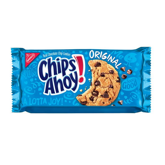 CHIPS AHOY! Original Chocolate Chip Cookies are crowd-pleasing crunchy cookies that come with delicious chocolate chips.