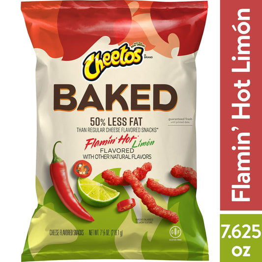 CHEETOS snacks are the much-loved cheesy treats that are fun for everyone! You just can’t eat a CHEETOS snack without licking the signature “cheetle” off your fingertips. And wherever the CHEETOS brand and CHESTER CHEETAH go, cheesy smiles are sure to follow. These Puffed Snack Chips are Shelf-Stable, delicious, and fantastic for snacking on-the-go. The container is a plastic bag material, 7.65 Ounce Bag. Iconic Cheetos Brand snack chips from the Frito-Lay family of snack brands.