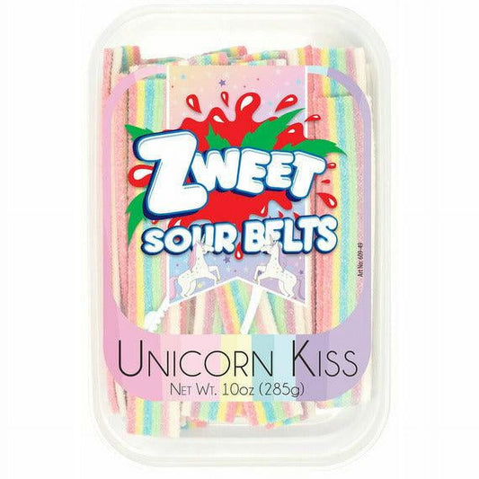 Zweet Rainbow Licorice trays are packed with fruity flavor and a sweet and sour punch. These chewy belts are a fun treat for everyone! Available in a variety of flavors and styles that will satisfy every craving. Reusable containers are perfect for sharing and offer a truly eye-catching presentation.Plus our handy candy tongs make sticky fingers a thing of the past! Resealable and reusable! Isn’t life Zweet!