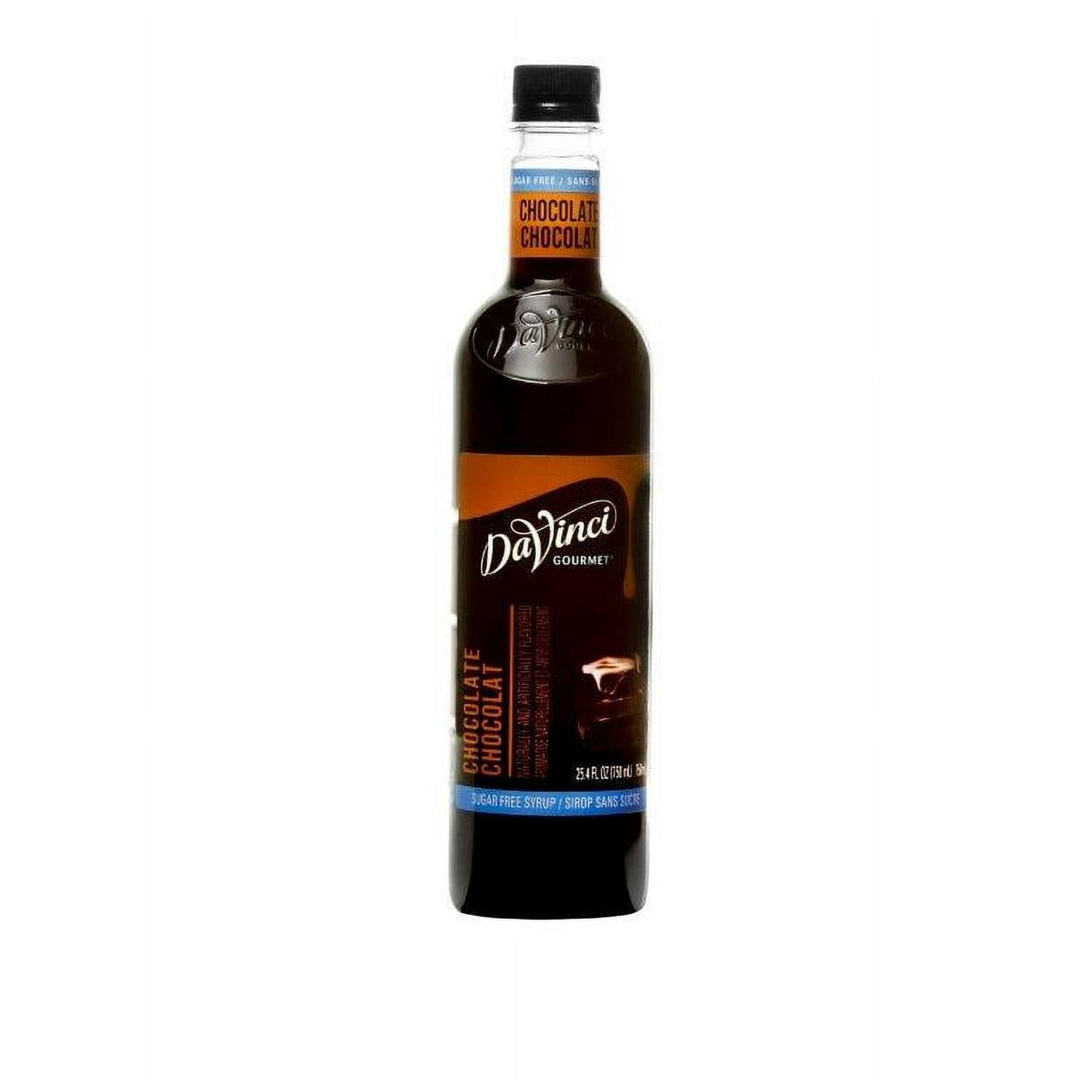 Ready to indulge? Rich, semisweet chocolate flavor is infused in every drop of our Sugar Free Chocolate syrup. DaVinci Gourmet crafts its Sugar Free syrup with the same incredible flavor as its Classic syrups, minus the calories. Made with SPLENDA, this rich-tasting syrup is crafted from the finest ingredients to ensure premium cafe-style quality. Be a barista or mixologist at home and create a hot cocoa or chocolate martini for a decadent twist. Replace your chocolate syrup recipe and invent your own signa