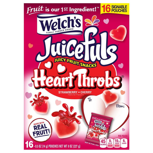 Your favorite fruit snack now with a splash! Open up Welch’s Juicefuls and find the wonders of Juice and Real Fruit combined. Fruit is the 1st Ingredient with only Naturally Sourced Colors and Flavors. Take a splash of inspiration, a dash of imagination for a snack so packed with real fruit it had to be called Juicefuls! See the Juice… Taste the Fruit!