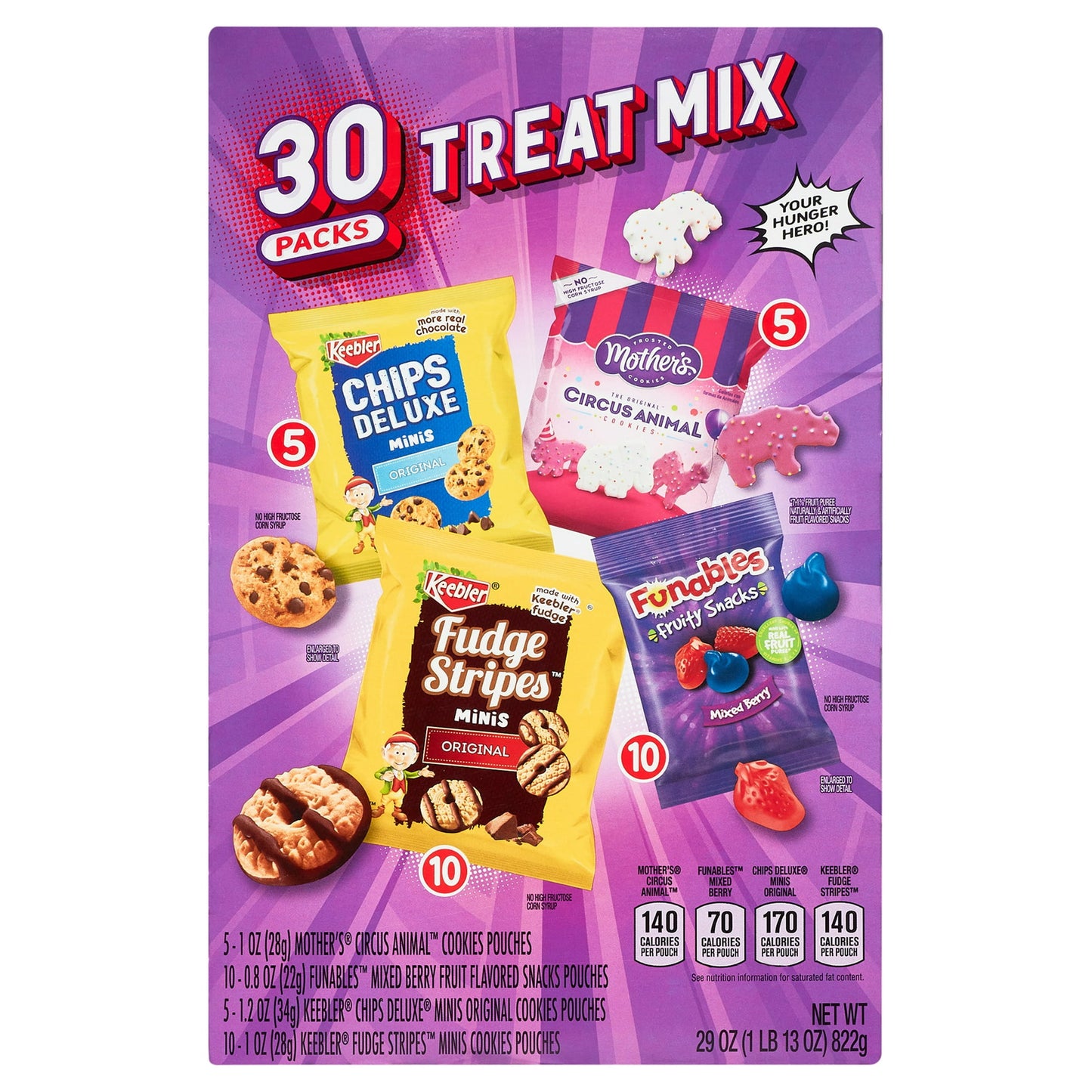 Keebler Sweet Treat Variety Pack, Pack of 30