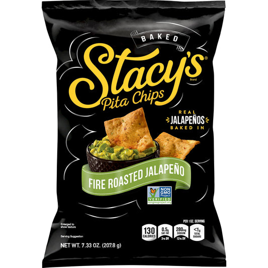 We bake real pita from our own special recipe, slice it into chips, then bake it again for a delicious crunch. We think time is an essential ingredient, which is why we devote up to 14 hours to bake each batch of Stacy's Pita Chips.