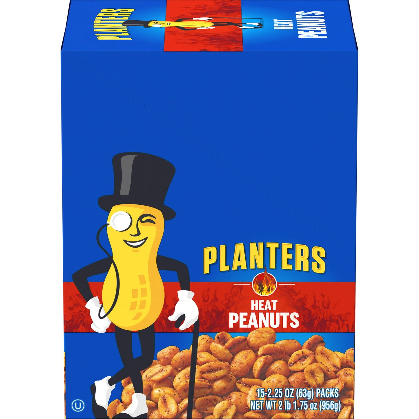 HEAT PEANUTS SNACK NUTS 3-15-2.25 OUNCE