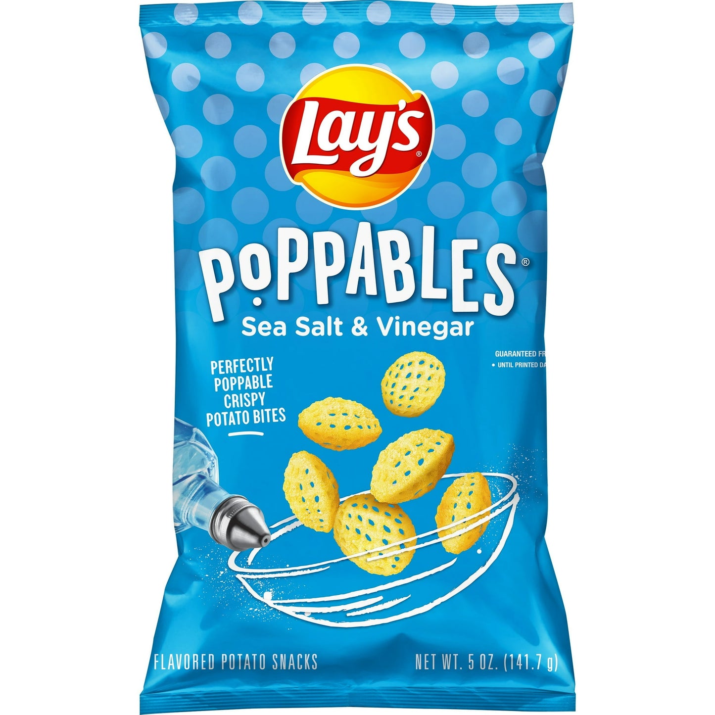 Wherever celebrations and good times happen, the Lay's brand will be there just as it has been for more than 75 years. With flavors almost as rich as our history, we have a potato chip or crisp flavor guaranteed to bring a smile on your face. Grab a bag of Frito-Lay Brands iconic Potato Chips, for when your next craving hits or wherever your next adventure takes you! These packs are Shelf-Stable for easy snacking. The pack is in a plastic film container material. These Snack Chips have a deliciously crispy 