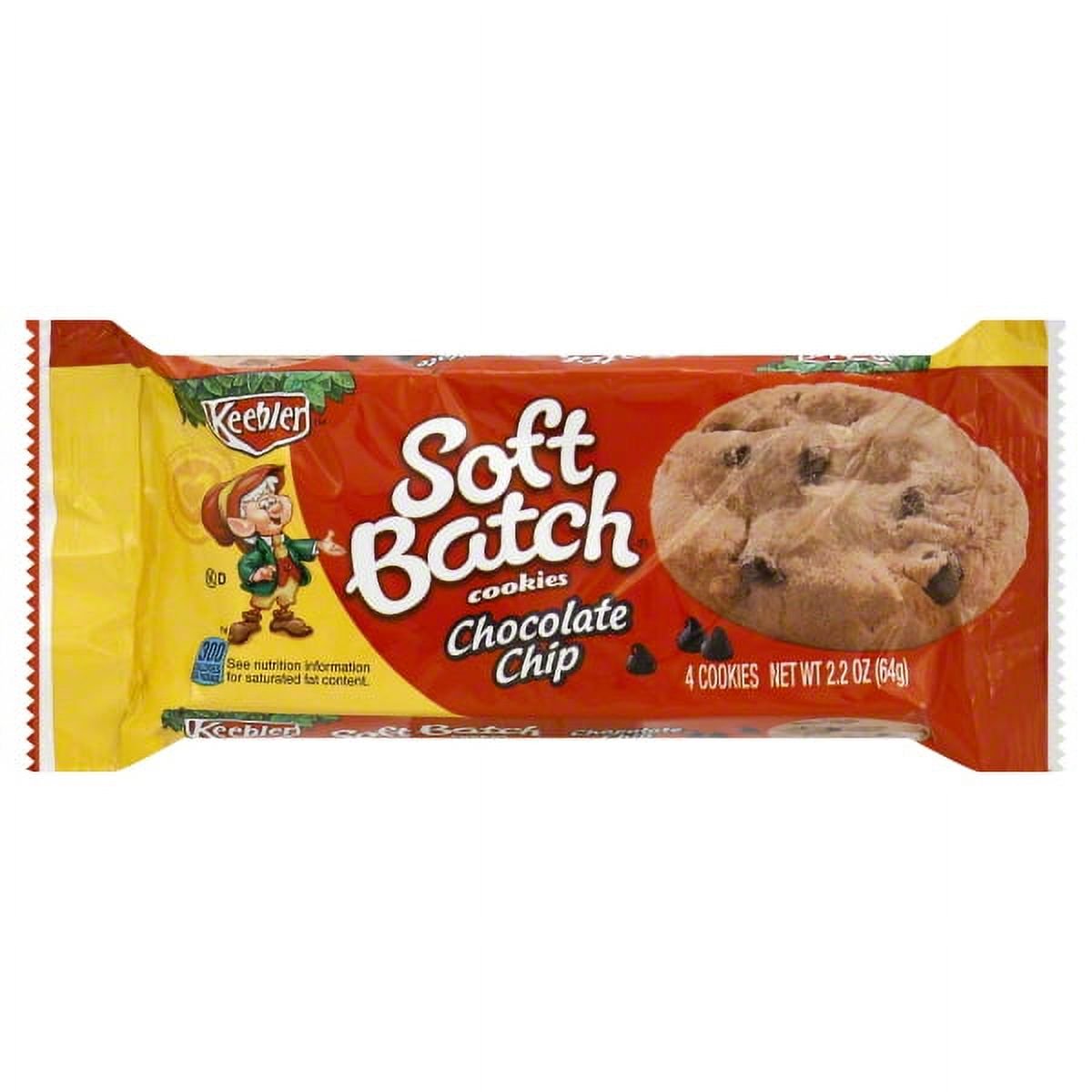 Keebler Soft Batch Chocolate Chip Cookies 2.2 oz. Pouch