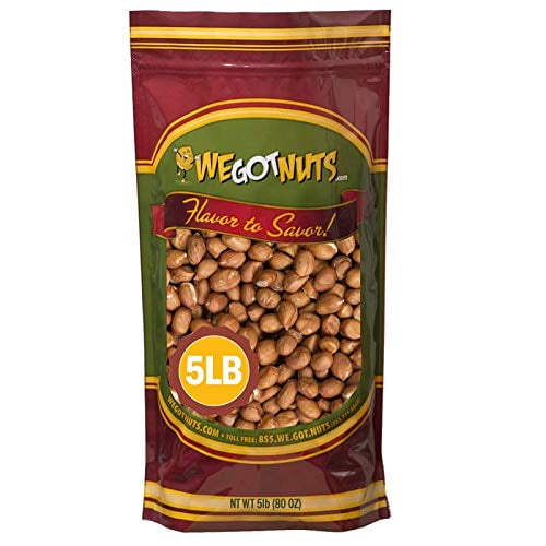 Enjoy the pure, satisfying taste of We Got Nuts Redskin Spanish Peanuts, a wholesome snack that’s perfect for any time of day. Our Spanish peanuts are unsalted and raw with a rich, natural flavor you’ll love to munch on. With their unique red skins intact, these unsalted peanuts provide a wholesome and crunchy experience in every bite. Our redskin Spanish peanuts are incredibly versatile, making them a great addition to your favorite drinks, desserts, and snacks. Blend these raw peanuts into smoothies, shak