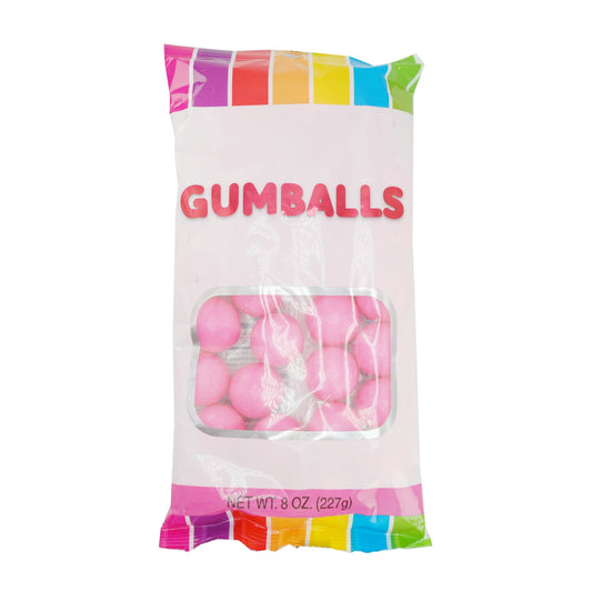 Experience a blast of flavors with Hilco's bubblegum flavor Gumballs. Packed in an 8 oz bag, these right pink, chewy gumballs burst with the classic bubblegum flavor in every bite. Ideal for parties, as gifts, or simply to brighten your day. Indulge in these fun gumballs - each chew takes you on a delightful journey. Turn an ordinary moment into a colorful, taste-filled delight with each round of Bubblegum! Regular Size, approximately 34 pieces.