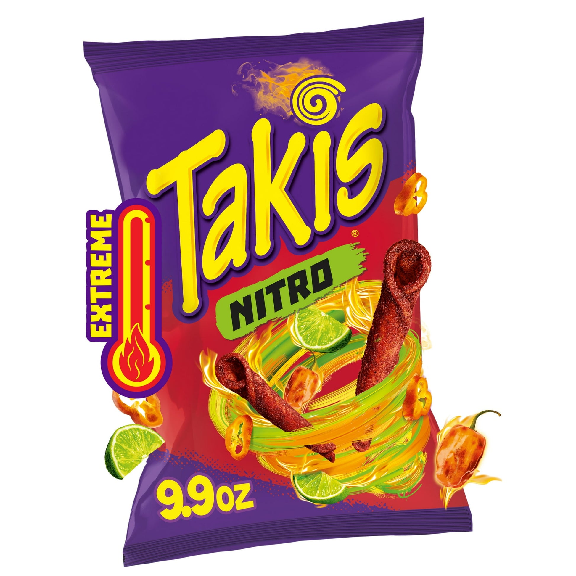 Transform snack time with Takis snacks! These spicy chips and hot peanuts deliver an unbeatable crunch and an unexplored universe of sensational flavor combinations that your taste buds will love. Whether you are at school, hanging out with friends, on game day, or a trip adventure, Takis makes for the perfect snack that will satisfy your cravings. Flavored with a variety of spicy combinations, these salty snacks are delicious and great for sharing on-the-go. Get a variety pack, snack or sharing size bag fo