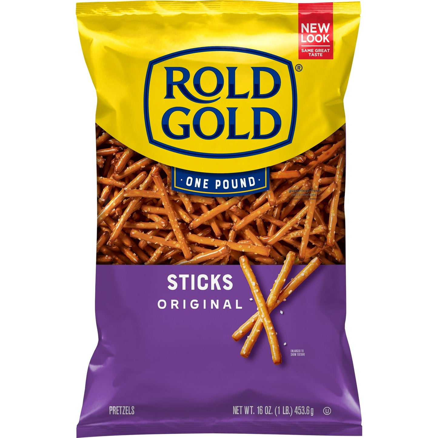 Between the one-of-a-kind flavor & crispy texture of ROLD GOLD pretzels, you'll fall in love with this baked snack. Try them with peanut butter, hummus or on their own to take your break to a whole new level! For flavor and crispy texture, reach for a bag of Rold Gold® pretzels. You'll fall in love with these golden-baked sticks whether you like to dip your pretzels in hummus or peanut butter or eat them straight from the bag! Shelf-stable.