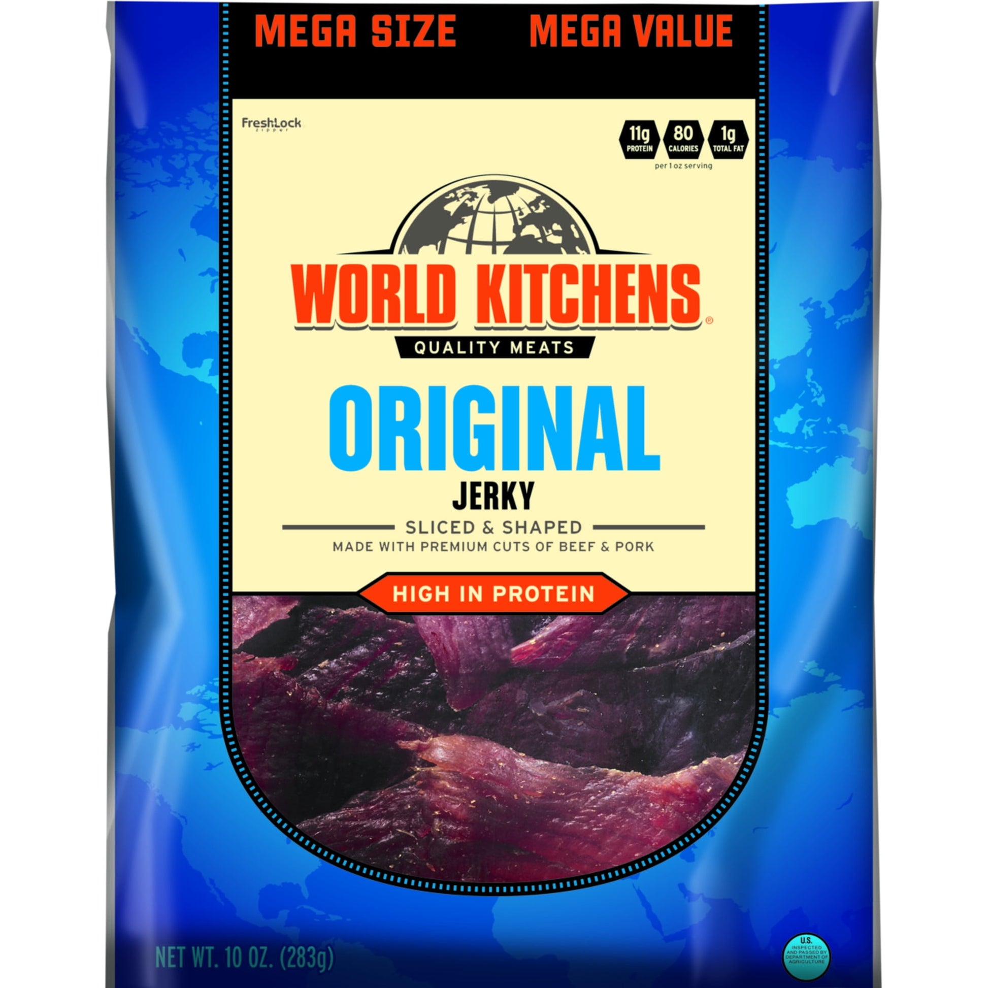 In keeping with our commitment to provide a top quality product at a value price, we also wanted to make sure it had a top quality flavor profile. We wanted to heighten the quality of beef and pork we use in this jerky by using subtle seasoning to bring through a well balance, delicious but not overly complicated flavor. By using a slightly sweet, salty and peppery spice blend we were able to highly the natural umami flavor of this jerky to provide an incredible flavor experience.