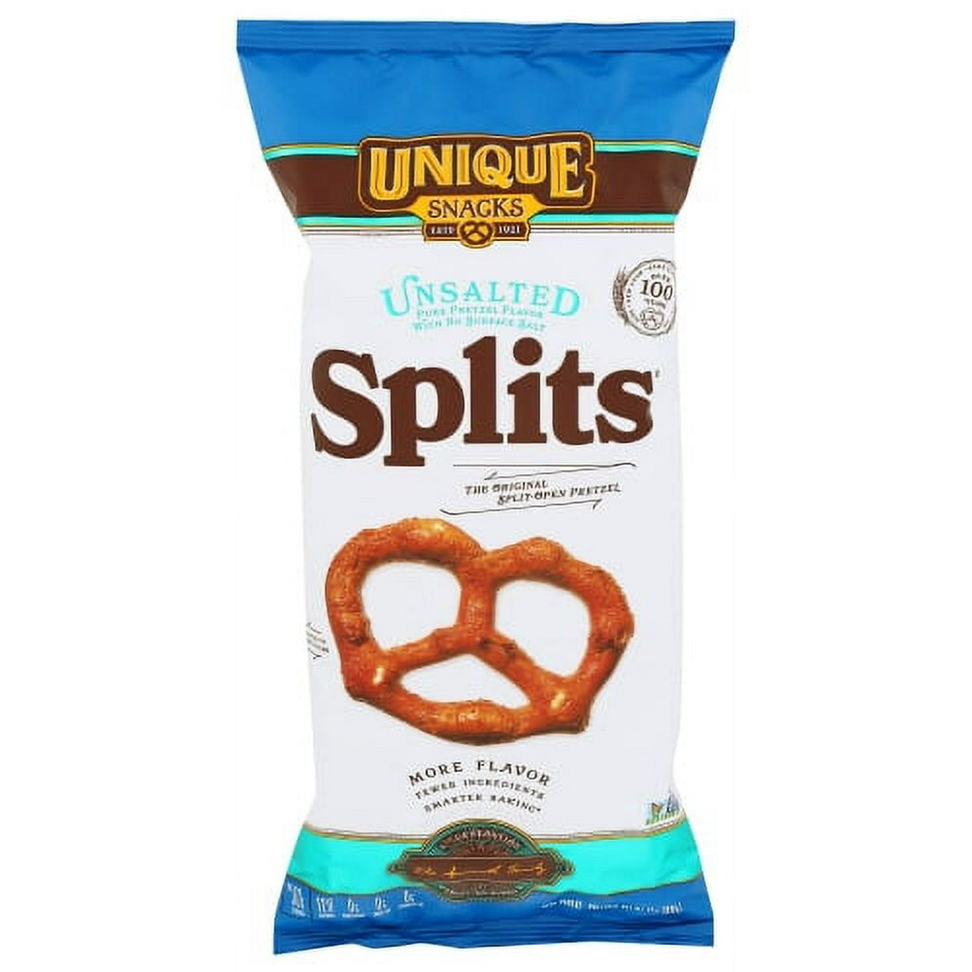 Craving classic pretzel flavor without the sodium guilt? Dive into Unique Snacks Unsalted Splits Pretzels! These aren't your average unsalted snacks; they're small-batch delights bursting with pure pretzel goodness. Ditch the surface salt and savor the unique texture and flavor profile, crafted with love in the tradition of homemade treats. Free from artificial additives and packed with wholesome ingredients, they're perfect for anyone seeking a healthier indulgence. Enjoy the satisfying crunch, lower sodiu