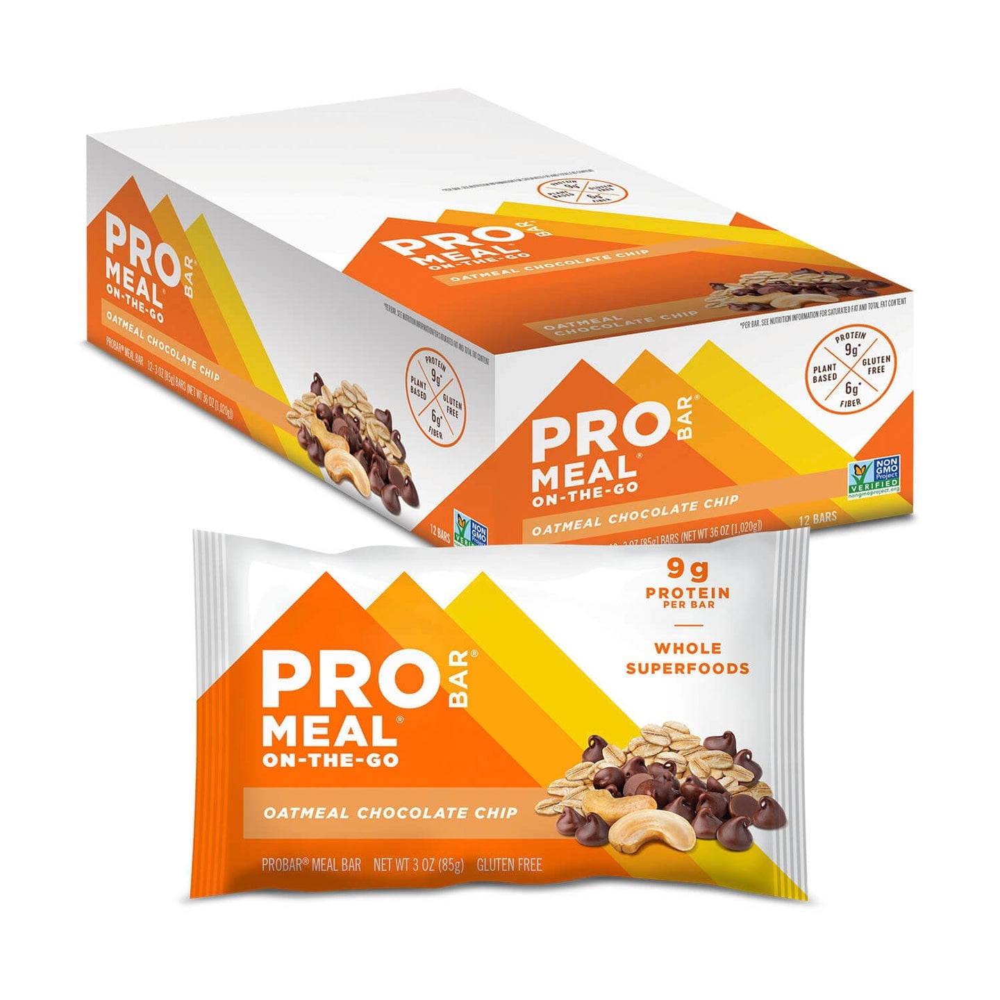 Protein 9 g* Gluten Free 6 g* Fiber Plant Based Non GMO Project Verified Whole Superfood Ingredients On-The-Go Nutrition Sustainably Sourced Certified Gluten-Free Kosher Certified Organic by Quality Assurance International Food With Purpose When you depend on your body to help you be your best, Every Bite Matter®. ProBar Meal® is plant-based food with purpose. Delicious whole superfoods like nuts, seeds, and fruits nourish your body and fuel your success on high performance days and everyday. ProBar® is Pro