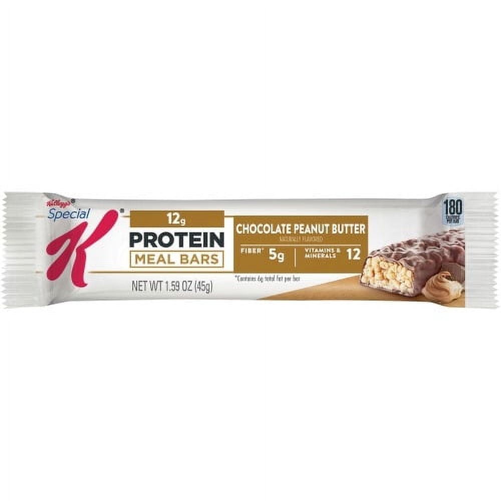 Special K Protein Meal Bars offer a convenient way to resist temptations and stay on track until your next meal. Meal bars contain 10 grams of protein and 5 grams of fiber. More from the Manufacturer