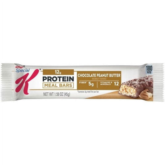 Special K Protein Meal Bars offer a convenient way to resist temptations and stay on track until your next meal. Meal bars contain 10 grams of protein and 5 grams of fiber. More from the Manufacturer