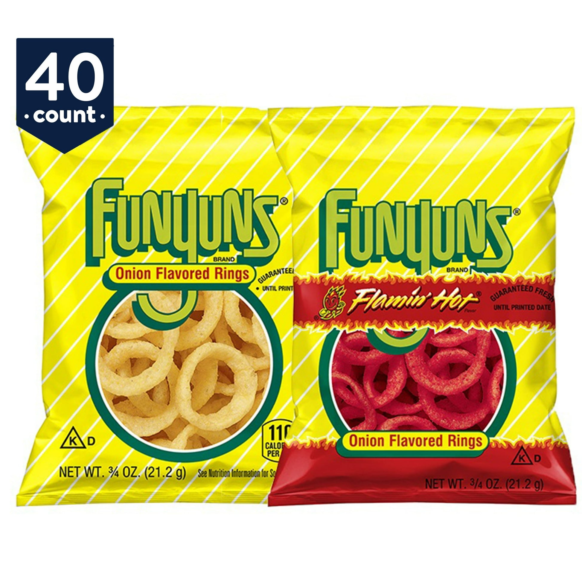 Delicious zesty onion flavor with a delicious crunch These much loved treats are fun to enjoy at lunch, as an after-school snack, or party refreshment Easy to carry, easy to store, and easy to pack