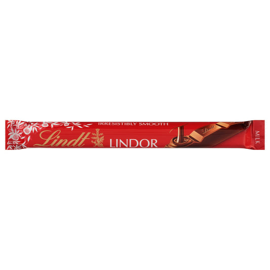 Experience the ultimate chocolate indulgence with an irresistibly smooth Lindt LINDOR Milk Chocolate Truffle Bar. This chocolate bar is perfect as a midday treat, special indulgence for yourself or milk chocolate candy gift for someone special. Inspired by Lindt LINDOR chocolate truffles, this exquisitely creamy milk chocolate bar features a smooth, melting center guaranteed to melt the heart of every chocolate connoisseur. The perfectly sized candy bar is ideal for keeping on hand whenever you need a momen