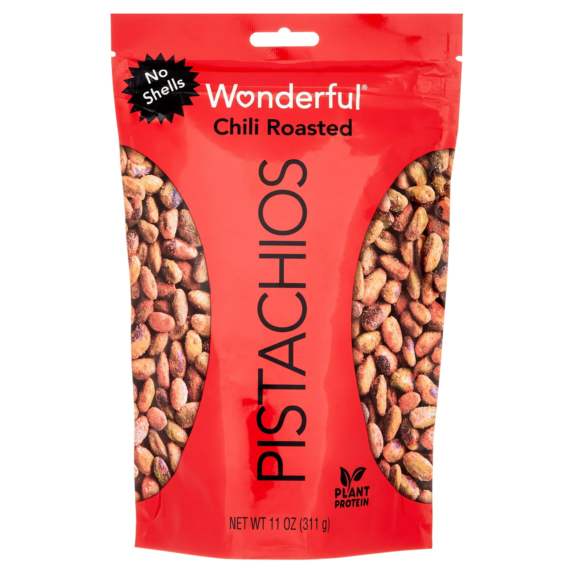 One 11 Ounce Bag of our Chili Roasted Wonderful Pistachios with No Shells Wonderful Pistachios are a smart, healthy choice for folks around the world. Located in California’s fertile San Joaquin Valley, Wonderful Pistachios & Almonds owns, cultivates and harvests more than 75,000 acres of pistachio and almond orchards, and delivers pounds of nuts globally each year. The warm days and cool nights work in harmony with the region’s natural soils to create the perfect growing climate. We then carefully tend and