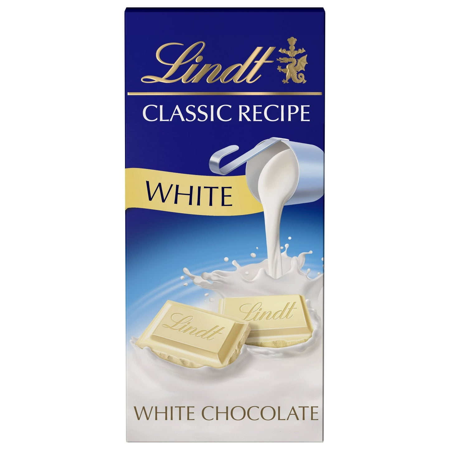 Indulge in the smooth, creamy taste of the Lindt CLASSIC RECIPE White Chocolate Bar. Expertly crafted with premium Lindt white chocolate, this white chocolate candy bar is simple and delicious with a refined finish so you can savor the rich taste. Enjoy this indulgent treat after dinner, or use these white chocolate bars in your baking for delicious results. These classic white chocolate bars are also perfect as gifts for the chocolate aficionados in your life. Each bar is portioned into perfect bite-sized 