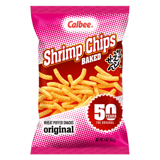 Experience the bold, authentic flavor of Calbee Shrimp Chips Original, a snack with over 60 years of tradition. Made with whole, wild-caught shrimp and baked to perfection, these tasty puffs offer a light, crispy texture and a satisfying crunch that highlights the pure essence of the sea. The expertly balanced blend of shrimp, wheat flour, and vegetable oil creates a unique flavor that’s both savory and perfectly crafted. Rooted in a time-honored Japanese recipe, available in the USA for decades, Calbee Shr