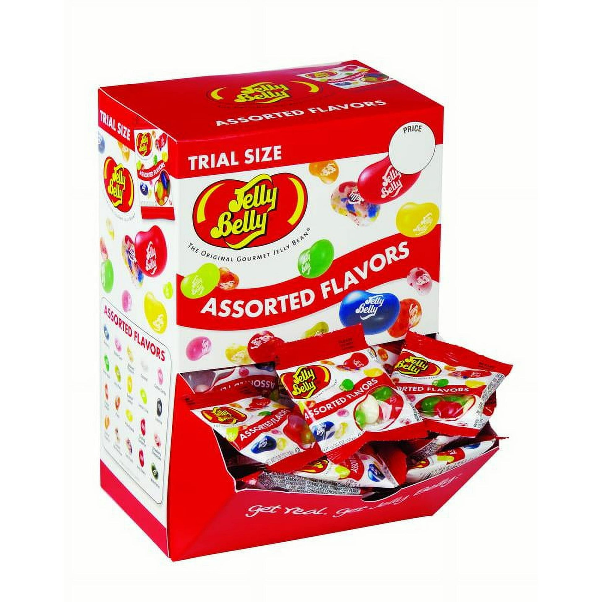 Jelly Belly assorted jelly beans in small bags. 20 assorted flavors. Great candy for a party or giveaways.