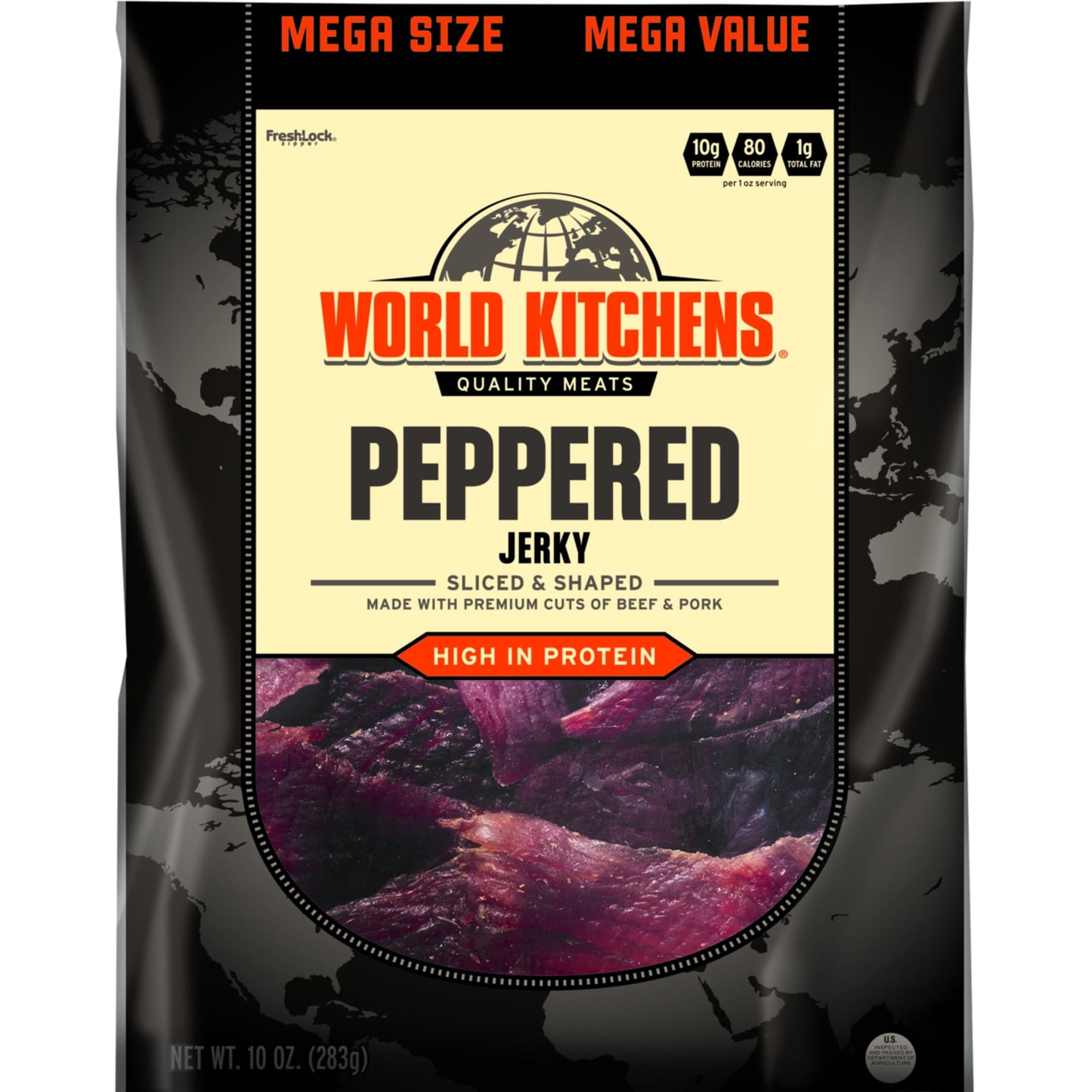 Take quality meat? Tasty, peppery jerky made with premium cuts of beef and pork and given a hardwood smoked finish. Mmm mmm