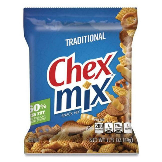 CHEX MIX SINGLE SERVE TRADITIONAL FLAVOR 60-1.75 OUNCE