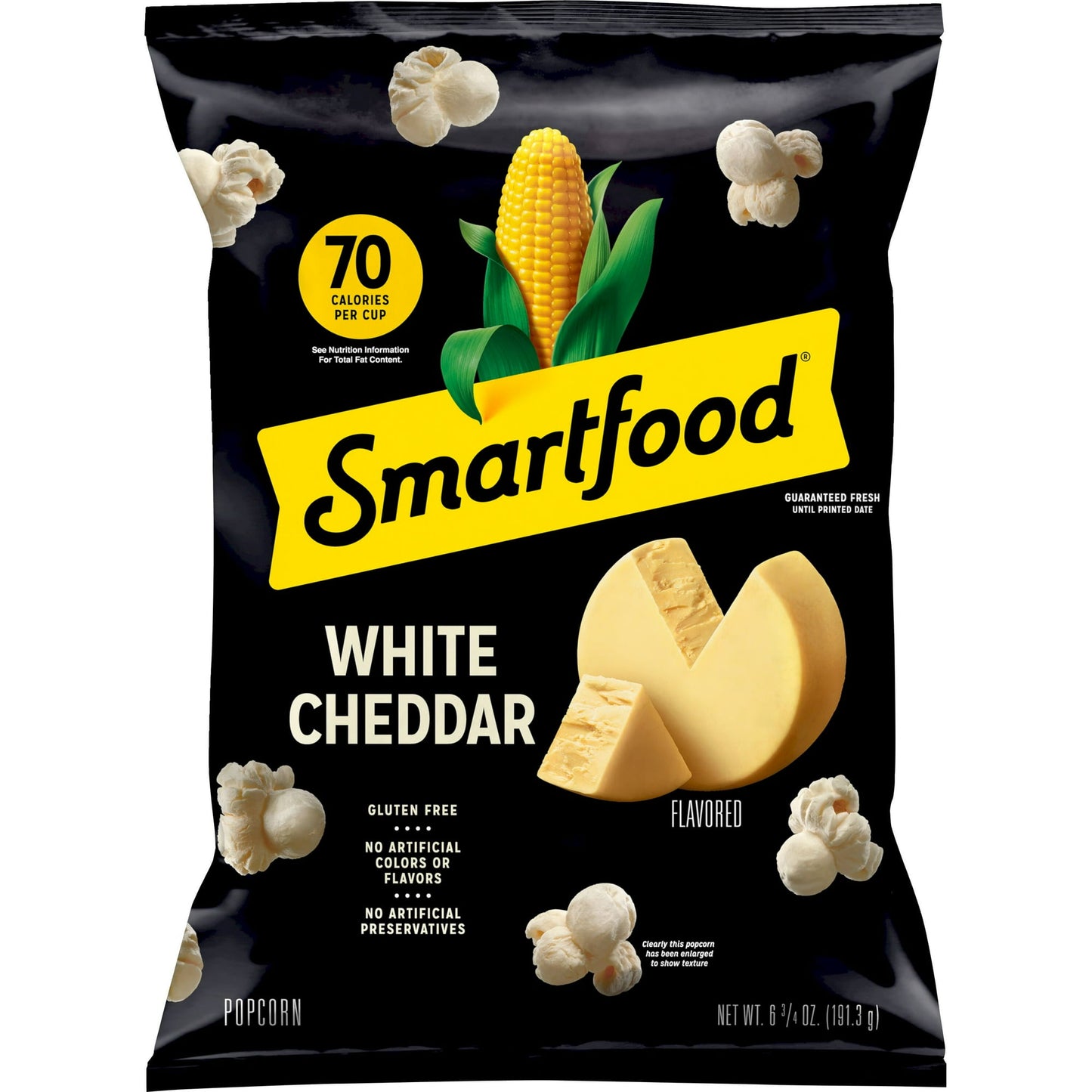 SMARTFOOD® first hit shelves in 1985 with a very smart idea: to create great tasting, ready-to-eat popcorn with quality ingredients. Today, you may know us for our notorious little black bag of White Cheddar deliciousness, but we also make a lineup of other air-popped flavors, ranging from Movie Theater Butter to Caramel & Cheddar Mix and White Cheddar Flamin´Hot. Who comes up with these flavors? Geniuses, that’s who. After all, smart is in our name. Air-popped popcorn tossed in delicious white cheddar chee