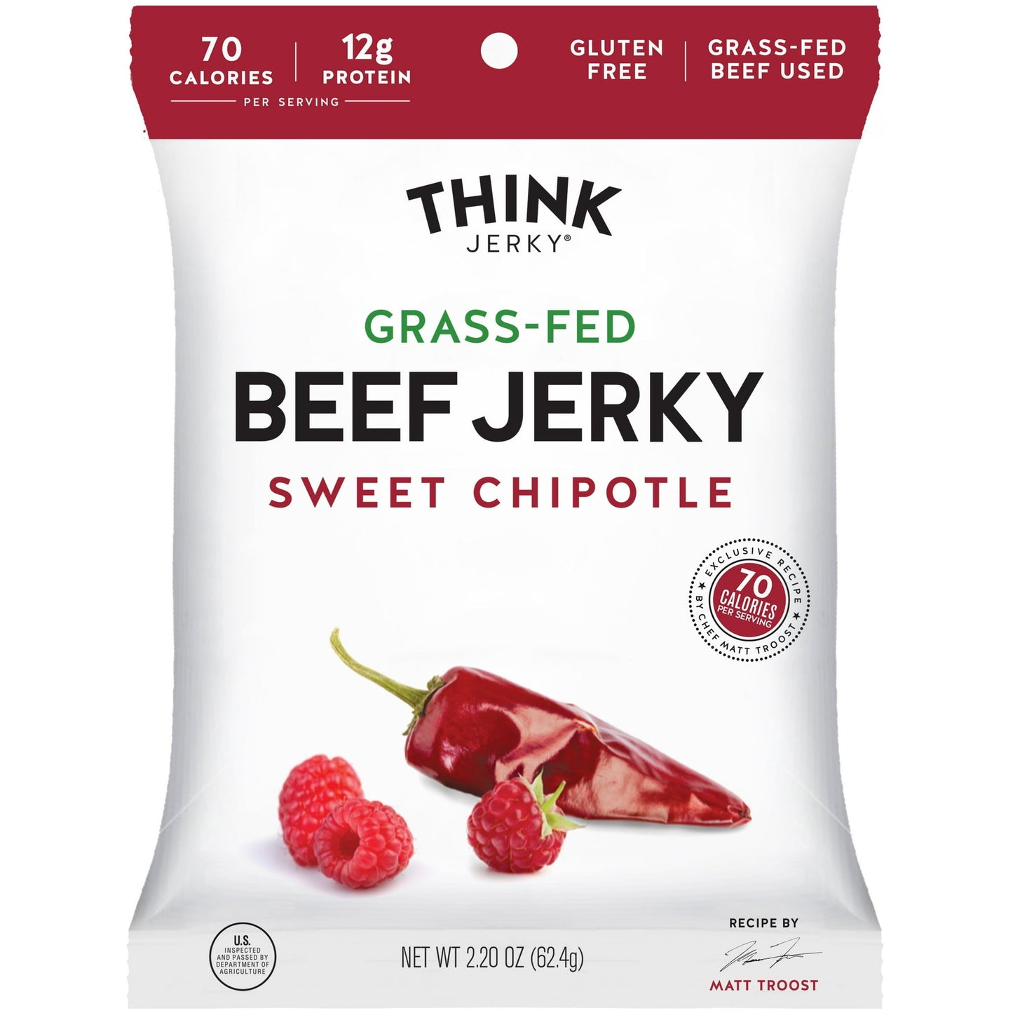 MOUTHWATERING BEEF AND TURKEY JERKY IN A GOURMET SNACK ? Indulge in Think Jerky's healthy and flavorful jerky crafted by award-winning Chefs to produce satisfying mouthwatering snacks made of 100% pasture-raised beef and free-range turkey so you can enjoy it without guilt.