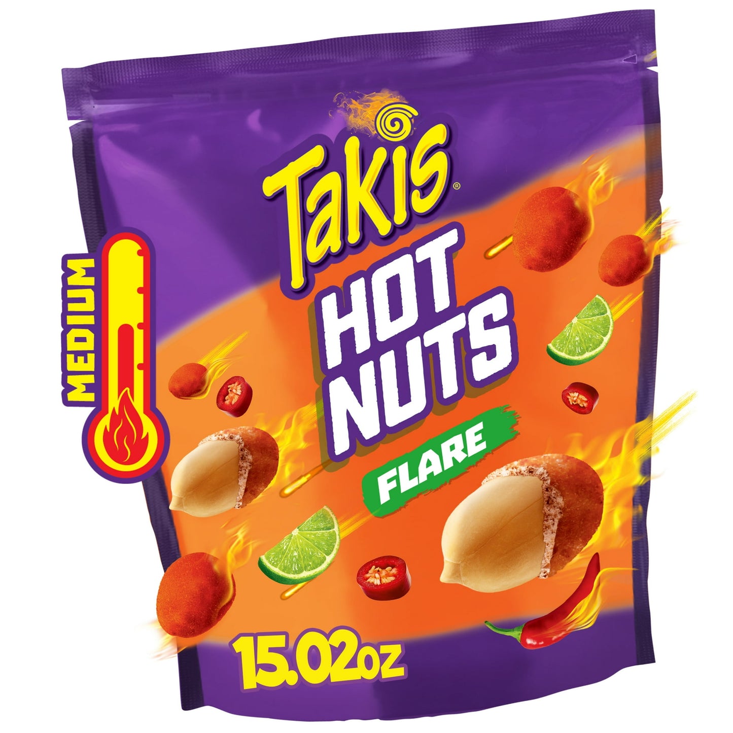 Transform snack time with Takis snacks! These spicy chips and hot peanuts deliver an unbeatable crunch and an unexplored universe of sensational flavor combinations that your taste buds will love. Whether you are at school, hanging out with friends, on game day, or a trip adventure, Takis makes for the perfect snack that will satisfy your cravings. Flavored with a variety of spicy combinations, these salty snacks are delicious and great for sharing on-the-go. Get a variety pack, snack or sharing size bag fo