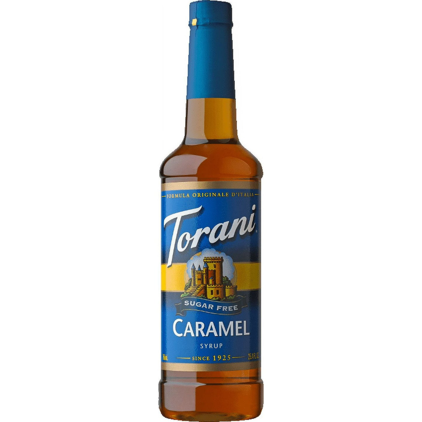 Package contains 4 Torani Sugar Free Caramel Syrup Bottles, 25.4 Fl oz (750 mL)