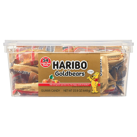 Say hello to America's #1 Selling Gummi Bear! There’s no better companion than our original HARIBO® GOLDBEARS®, the delicious treat loved by young and old alike. HARIBO GOLDBEARS® have been the gummi candy gold standard worldwide for over 90 years. Kids and grown-ups love it so, the happy world of HARIBO®