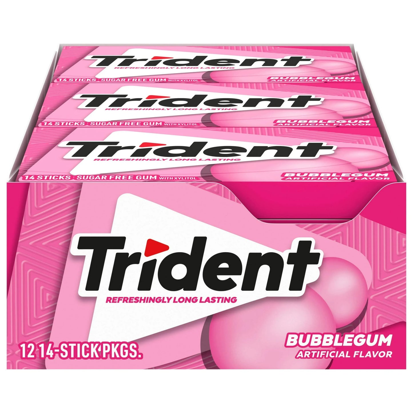 Get close-up confidence with Trident Sugar Free gum, the easy way to freshen breath and help protect against tooth decay. Pop a piece for a long lasting burst of flavor.