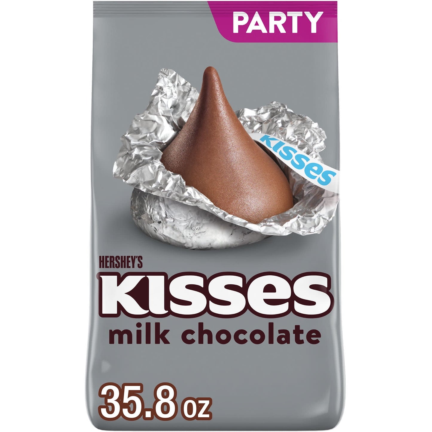 Need to make sure the whole family is happy with the snack selection? Looking to give your employees a midday treat they actually enjoy? Whatever the case, HERSHEY'S KISSES individually wrapped candy pieces have you covered. These milk chocolate candy classics make the perfect creamy treat throughout the day. Try some of these chocolates in a new dessert recipe or on top of your favorite cookie and cake treats for an extra bite of bliss your loved ones won't want to miss.