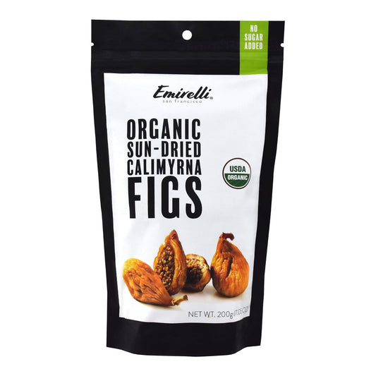 Sun-dried USDA organic Turkish Calimyrna figs are a perfect yummy treat. Their sweet, mellow flavor makes dried Turkish figs a favorite for snacking and appeals to a wide variety of cuisines. Our USDA Organic Calimyrna Figs non-GMO and fully vegan snacks. They are rich in Fiber, Antioxidants, Potassium, Protein, Vitamin and Magnesium. We are picking fresh Figs at the ideal time of ripe, installing under ideal drying conditions;the sun, quality controls are carried out, packing at the source assures dry and 