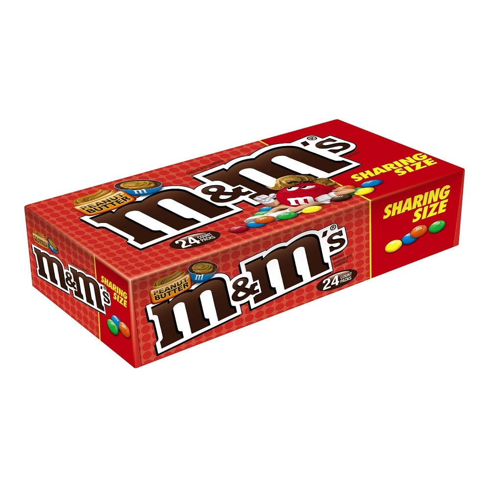 This iconic candy only gets better with bites of chocolate candy and real creamy peanut butter. Enjoy sharing-sized pieces of chocolate-covered peanut butter that are coated with a colorful candy shell. Peanut Butter M&M'S Candy is a perfect addition for parties, baking, traveling or your secret candy dish stash. Discover how M&M'S Peanut Butter Chocolate Candy makes everything more fun.