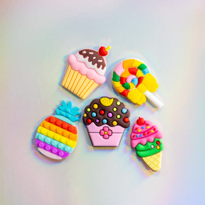 Super Sweet Candy, 3D Fridge Magnets (5 Pieces Set)