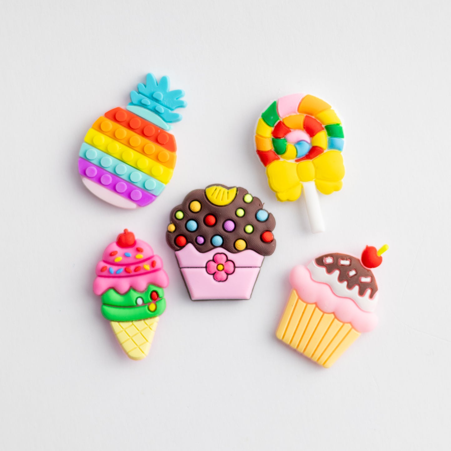 Super Sweet Candy, 3D Fridge Magnets (5 Pieces Set)